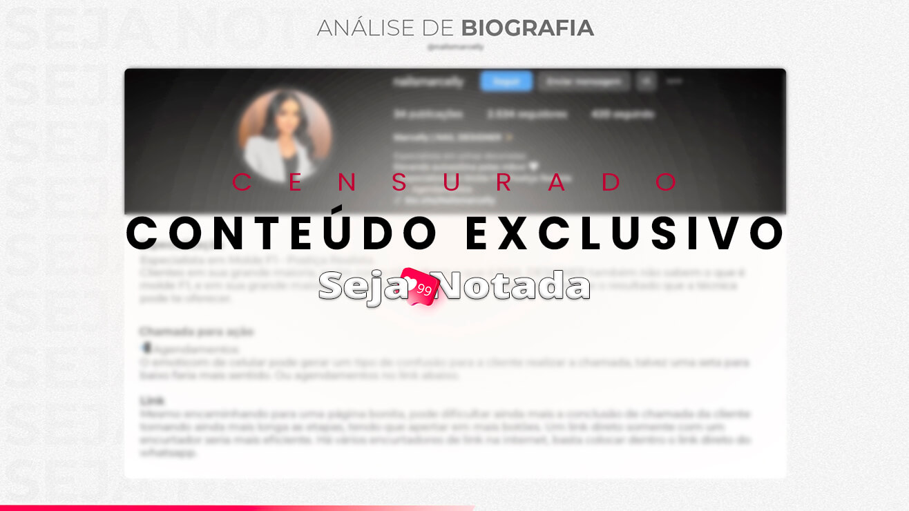 Partes da Análise Seja NotadaPrancheta 6