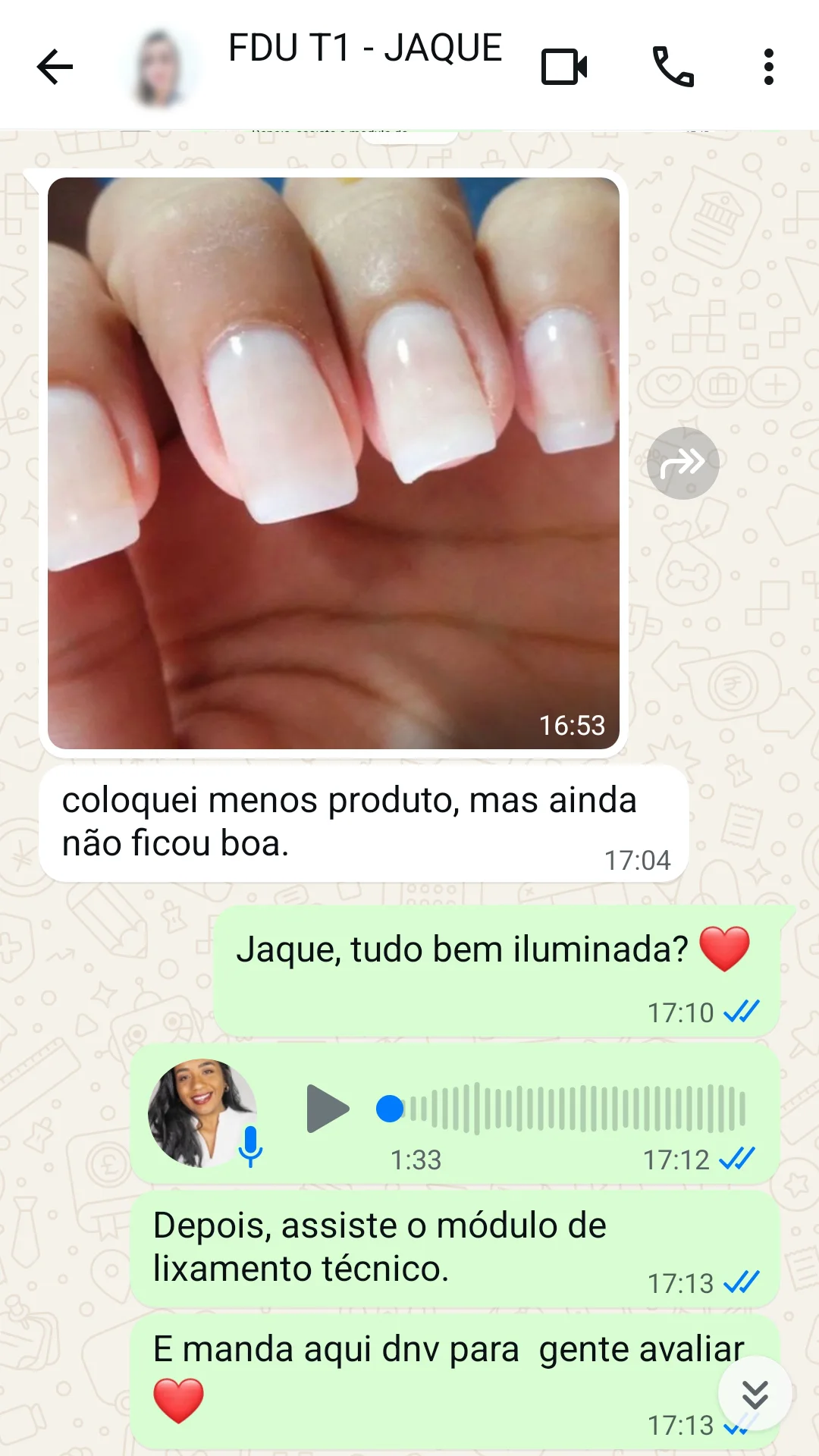 Jaque: Ela me mandou
